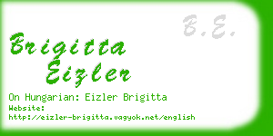 brigitta eizler business card